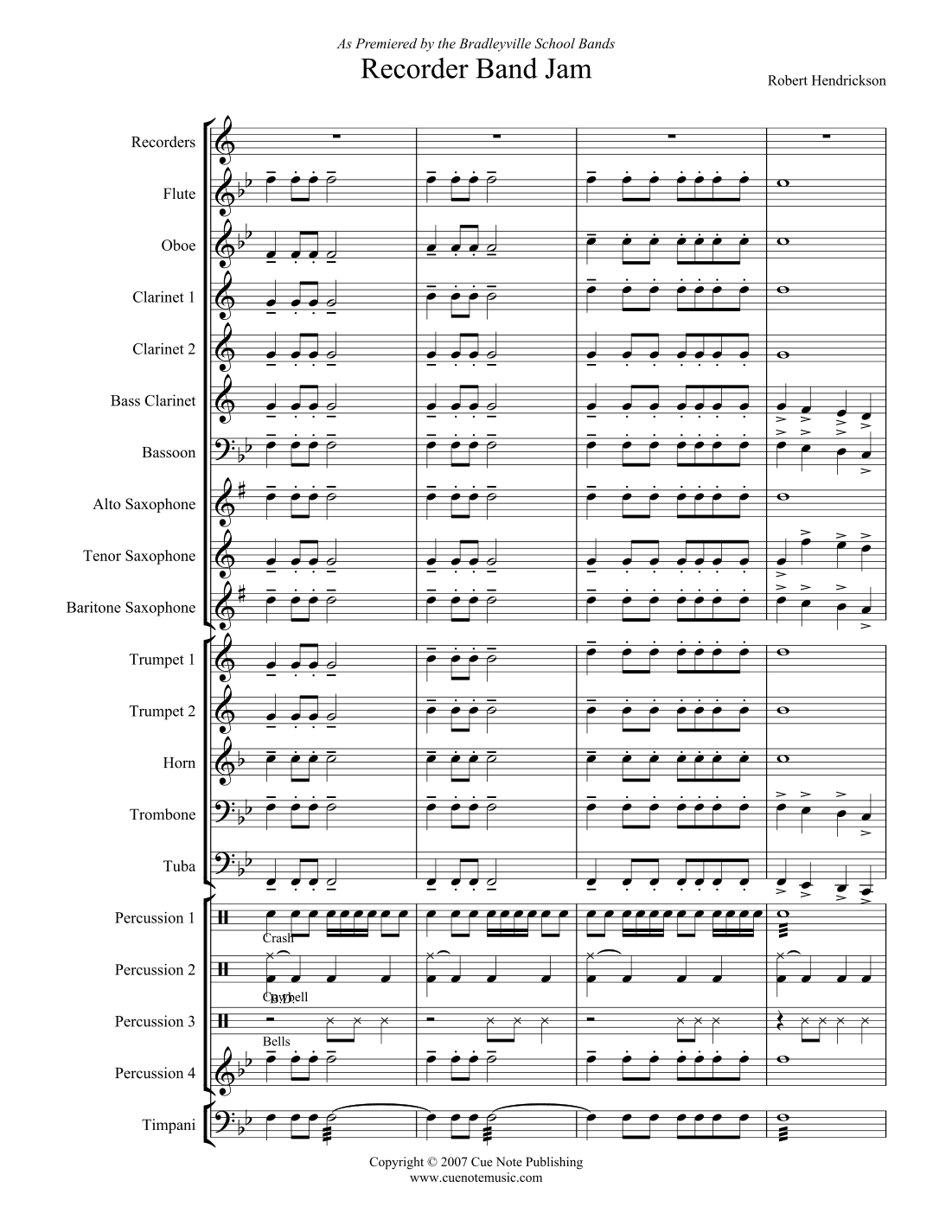 Recorder Band Jam