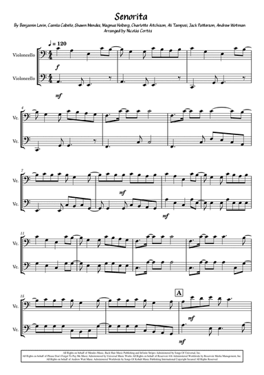 Senorita (arr. Nicolás Cortés Castillo)