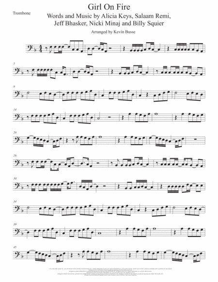 Girl On Fire (arr. Kevin Busse)