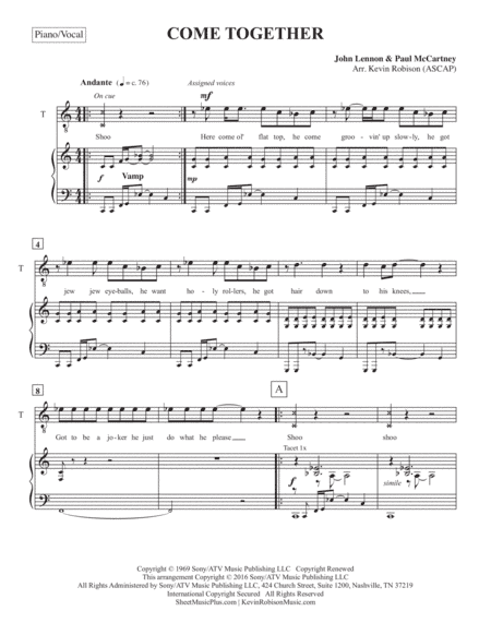 Come Together (arr. Kevin Robison)