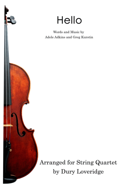 Hello (arr. Dury Loveridge)