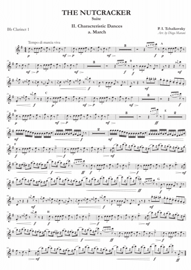 "March" from Nutcracker Suite for Clarinet Quartet (arr. Diego Marani)