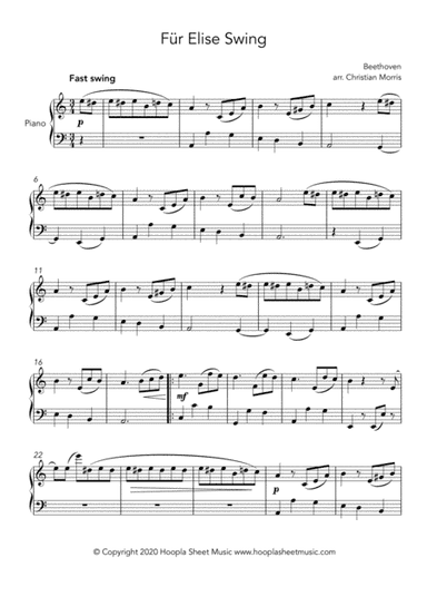 Für Elise Swing (arr. Christian Morris)