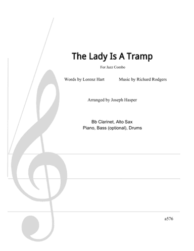 The Lady Is A Tramp (arr. Joseph Hasper)