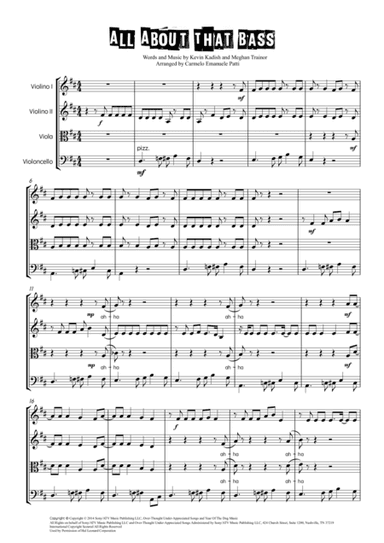 All About That Bass (arr. Carmelo Emanuele Patti)