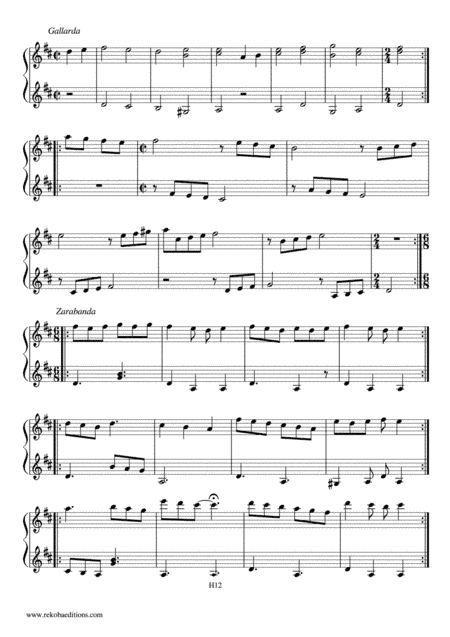 Gallarda and Zarabanda (Gaspar Sanz) (arr. Blue Yates)