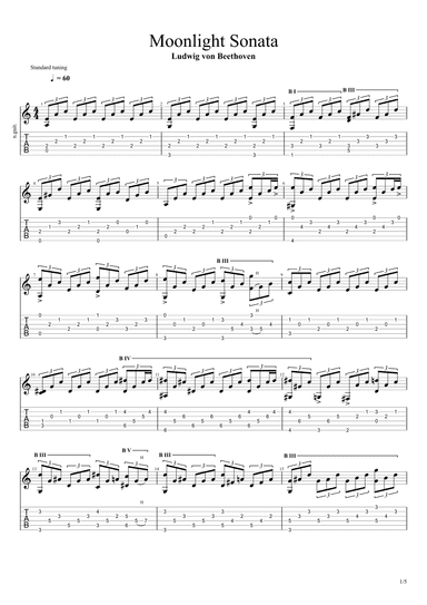 Moonlight Sonata (Piano Sonata No. 14) (arr. Edina Balczo)