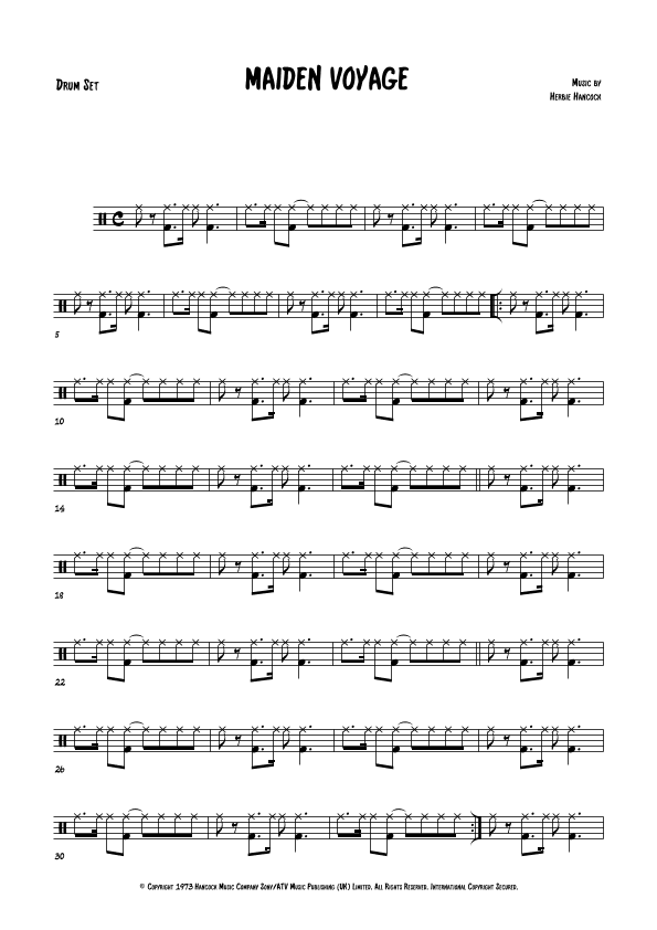 Maiden Voyage (arr. The Sheet Music Library)