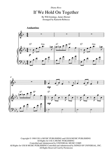 If We Hold On Together (arr. Kaiserin Rebecca)
