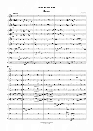 Holst: Brook Green Suite (arr. John Hawkes)