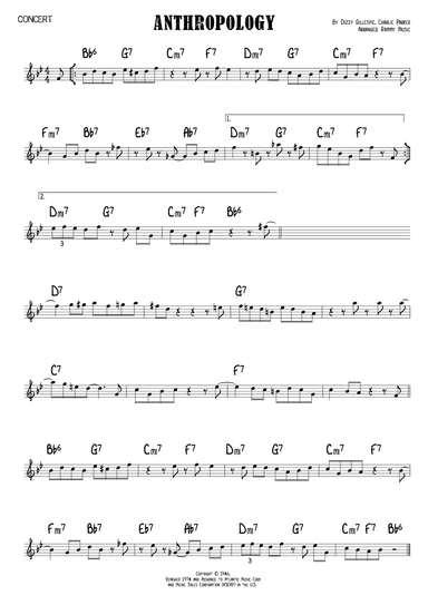 Anthropology (arr. Rammy Music)