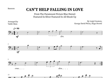 Can't Help Falling In Love (arr. Valdir Maia)