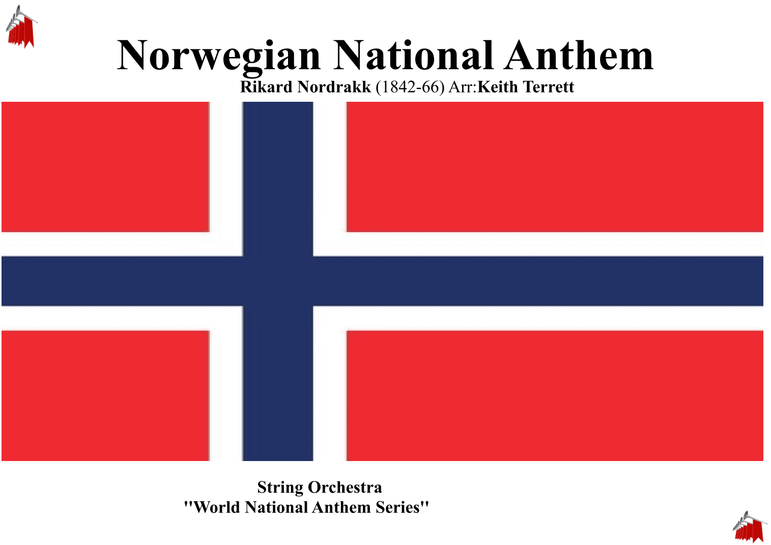 Norwegian National Anthem for String Orchestra (World National Anthem Series) (arr. Keith Terrett)