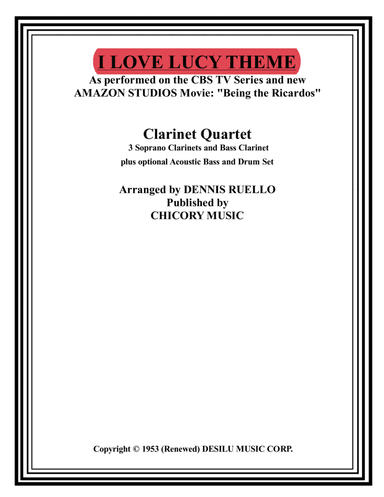 I Love Lucy (arr. Dennis Ruello)