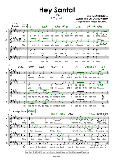Hey Santa! (arr. Frieder Schmidt)