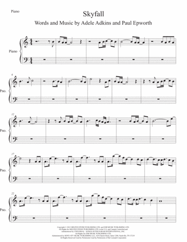 Skyfall (arr. Kevin Busse)
