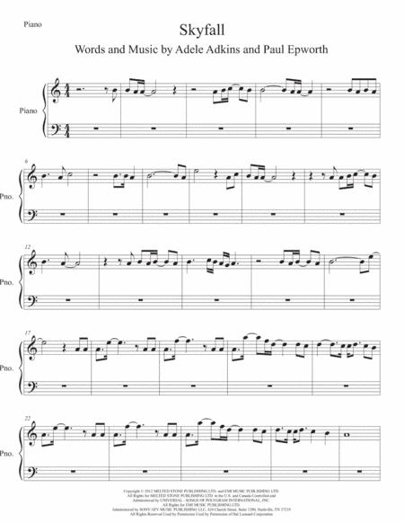 Skyfall (arr. Kevin Busse)