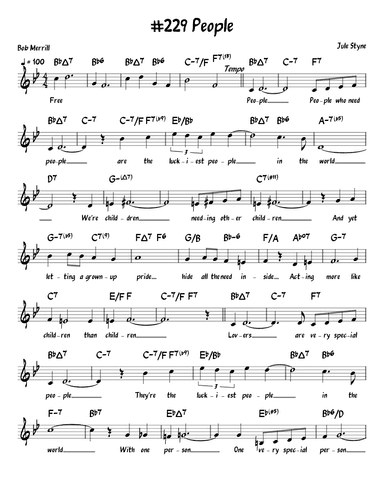 People (arr. John Fries)