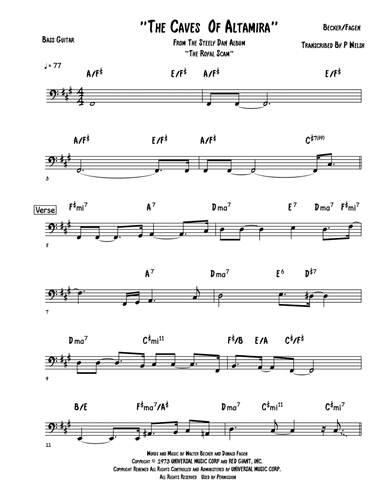 The Caves Of Altamira (arr. P Welsh)