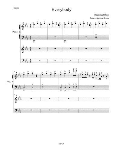 Everybody (backstreet's Back) (arr. BUP Music)
