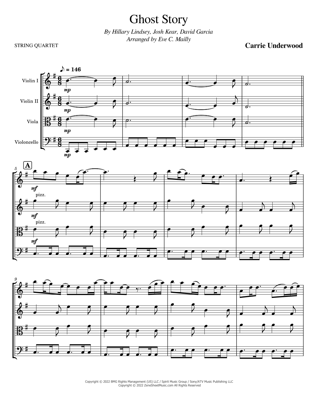 Ghost Story (arr. Eve C. Mailly - Zene Strings)