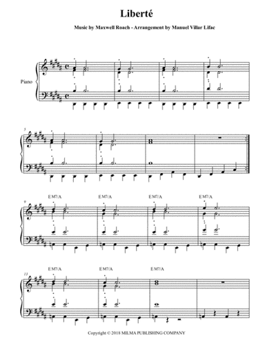 Liberte (arr. Manuel Villar Lifac)