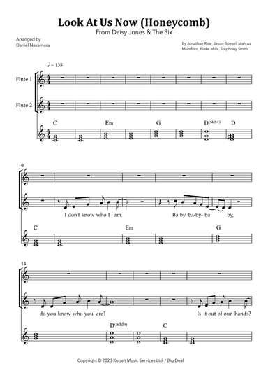 Look At Us Now (honeycomb) (arr. Daniel Nakamura)