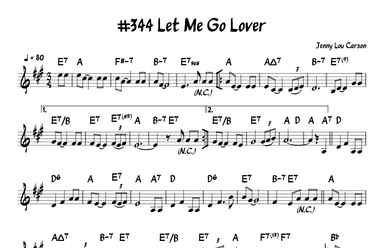 Let Me Go, Lover! (arr. John Fries)