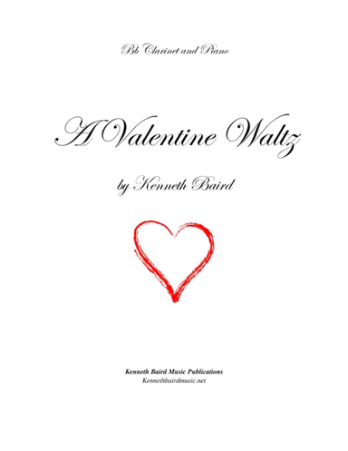 A Valentine Waltz (for clarinet and piano)
