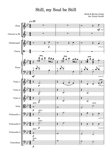 Still, My Soul Be Still (arr. F Swolfs)