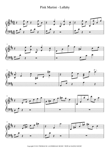 Lullaby (arr. Vladyslav Penionzhko)