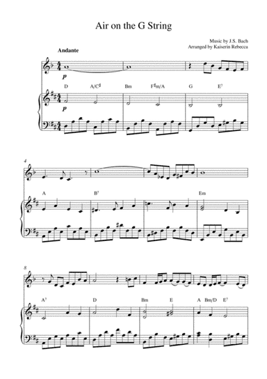 Air on the G String (arr. Kaiserin Rebecca)
