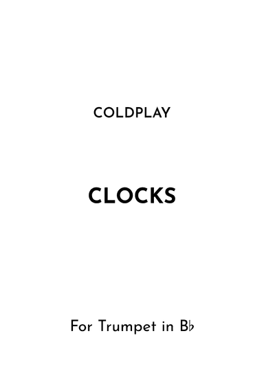 Clocks (arr. Jireh J.)