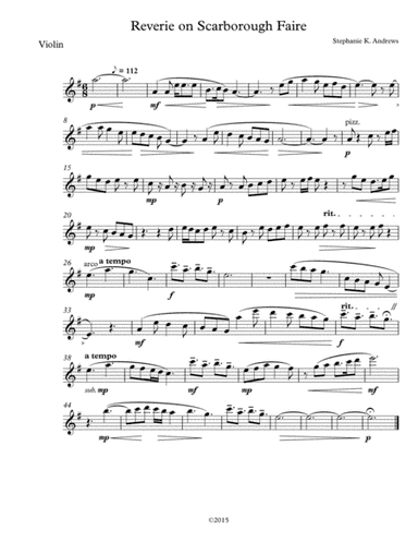 Reverie on Scarborough Faire