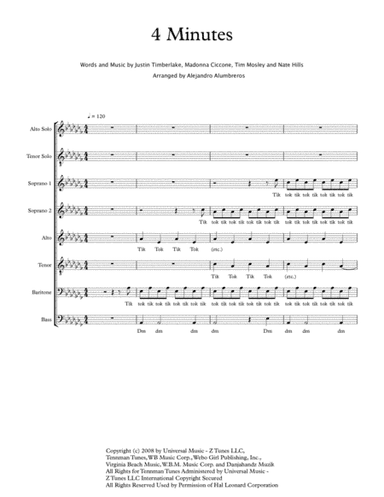 4 Minutes (arr. Alejandro Alumbreros)