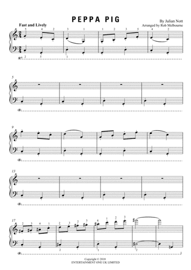 Peppa Pig (arr. RMel)