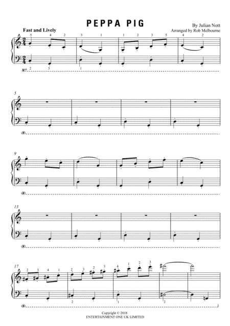 Peppa Pig (arr. RMel)