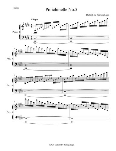 Polichinelle No.5 C# minor