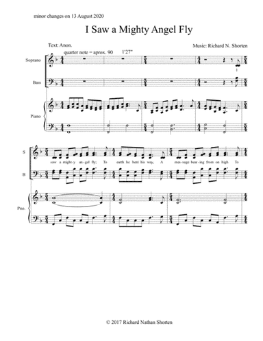 I Saw a Mighty Angel Fly