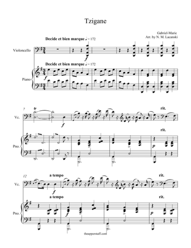 Tzigane (arr. Nick Lacanski)