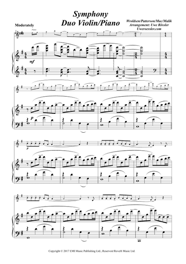 Symphony (arr. Uwe Roessler / Rössler / Rassler)