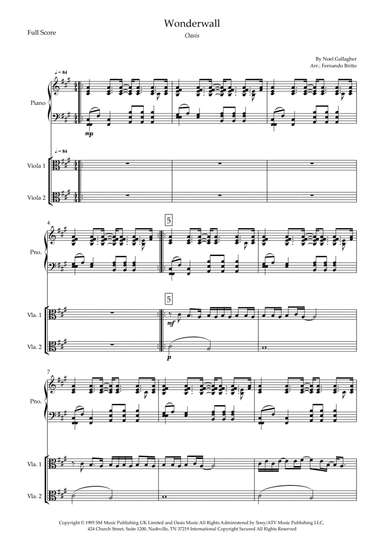 Wonderwall (arr. Fernando Britto)