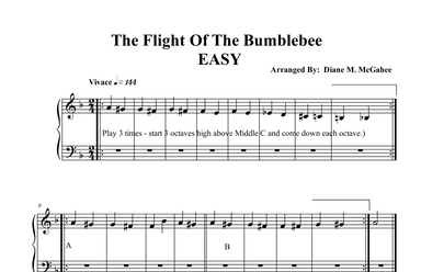 The Flight Of The Bumblebee (arr. Arranged by Diane M. McGahee)