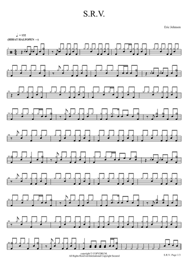 S.r.v. (arr. COPYDRUM)