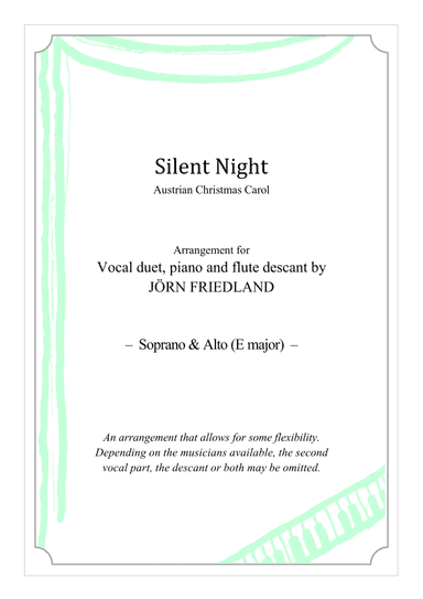 Silent Night (arr. Jörn Friedland)
