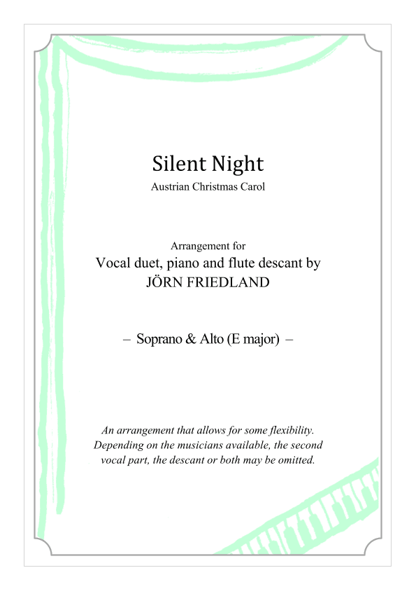 Silent Night (arr. Jörn Friedland)