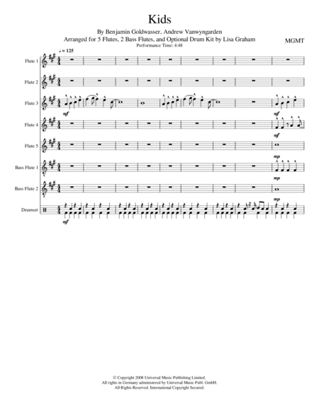 Kids (arr. Lisa Graham)