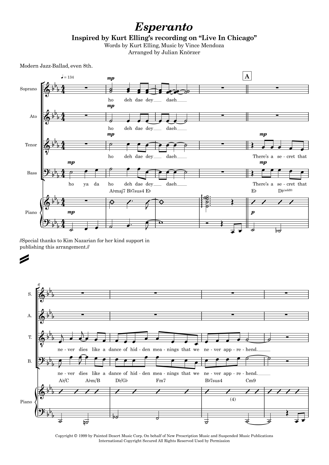 Esperanto (arr. Julian Knörzer)