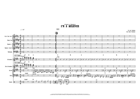 I'm A Believer (arr. Daryl McKenzie)
