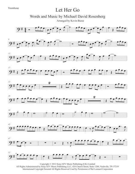 Let Her Go (arr. Kevin Busse)